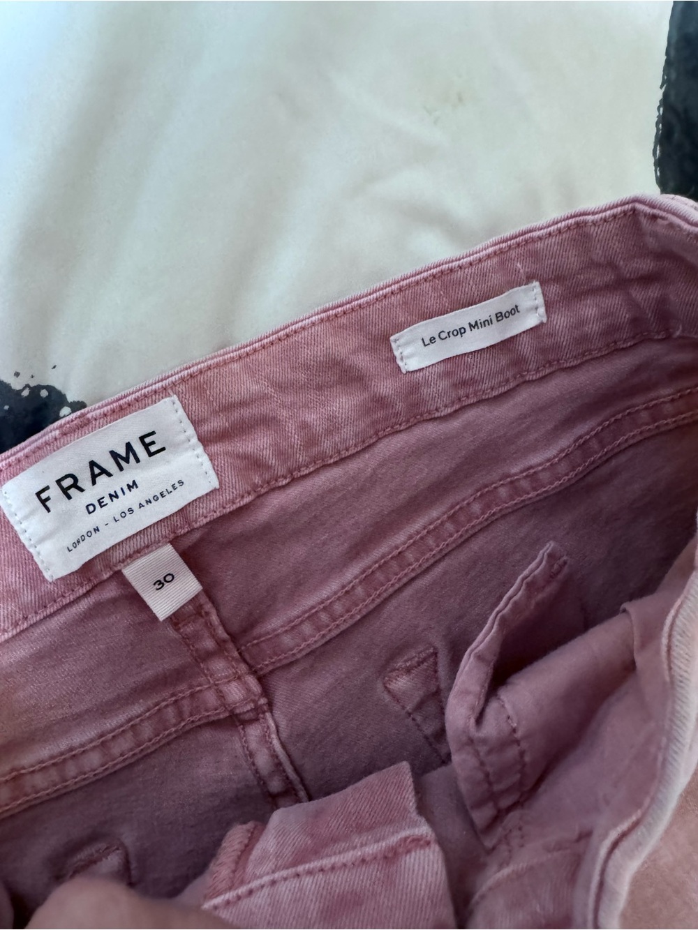 Frame Denim Rose Mauve Flare Jeans - Women - Picture 7 of 7